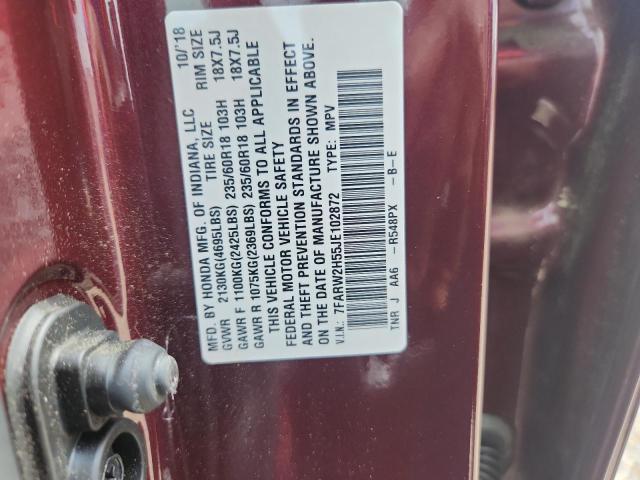 Продаж на аукціоні авто 2018 Honda Cr-v, vin: 7FARW2H55JE102872, номер лоту: 51889706