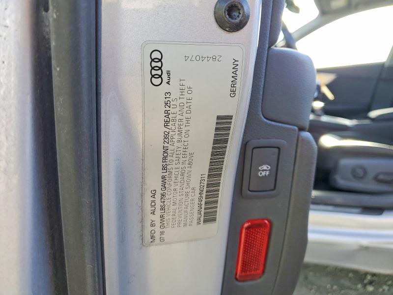 Продажа на аукционе авто 2017 Audi A4, vin: WAUANAF45HN027311, номер лота: 50423806
