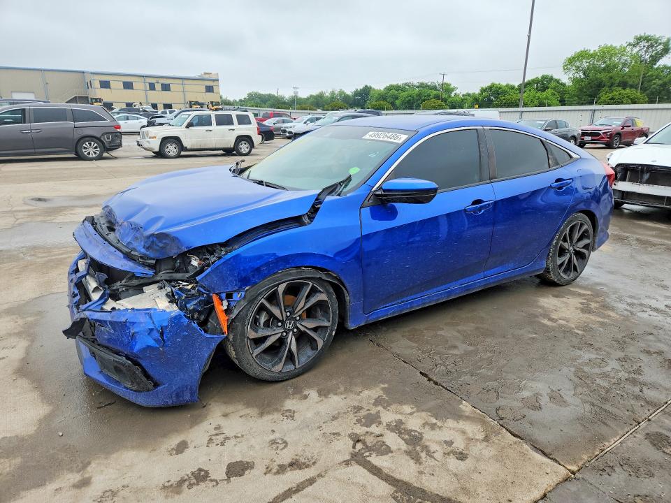 Auction sale of the 2021 Honda Civic, vin: 2HGFC2F86MH506445, lot number: 49926486
