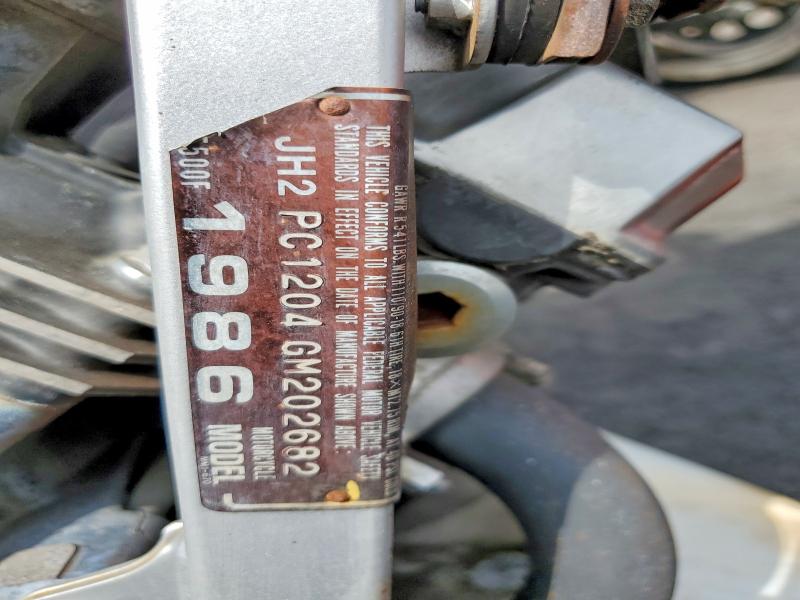 Продаж на аукціоні авто 1986 Honda Vf500, vin: JH2PC1204GM202682, номер лоту: 49374566