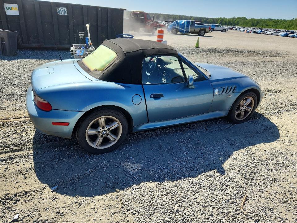 50761606 :رقم المزاد ، WBACN334X1LM01132 vin ، 2001 Bmw Z3 مزاد بيع