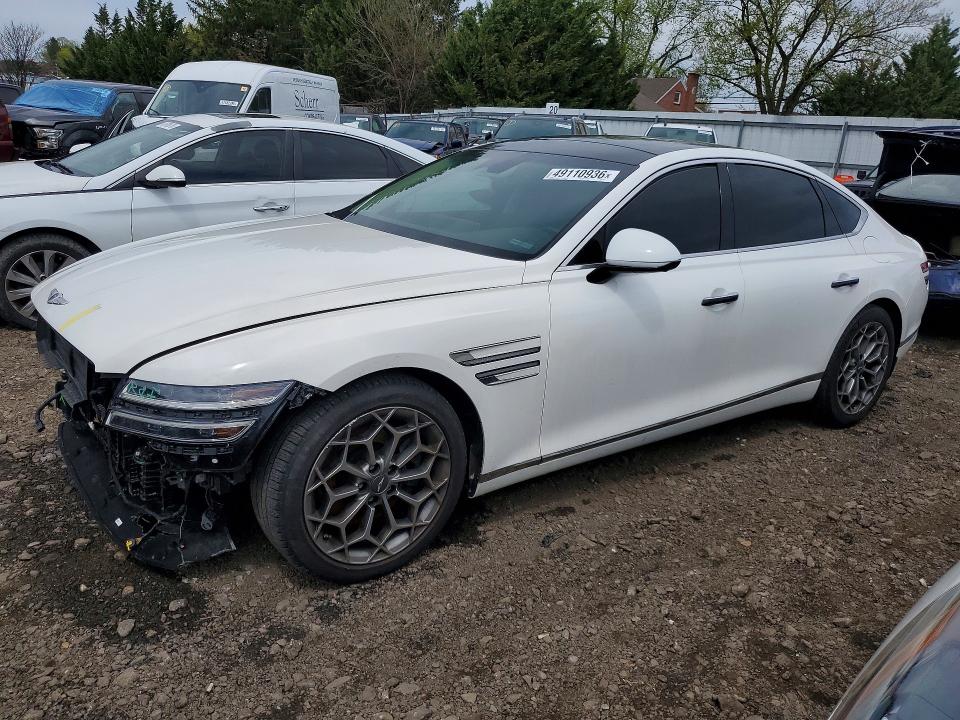 49110936 :رقم المزاد ، KMTGB4SC0NU131115 vin ، 2022 Genesis G80 مزاد بيع