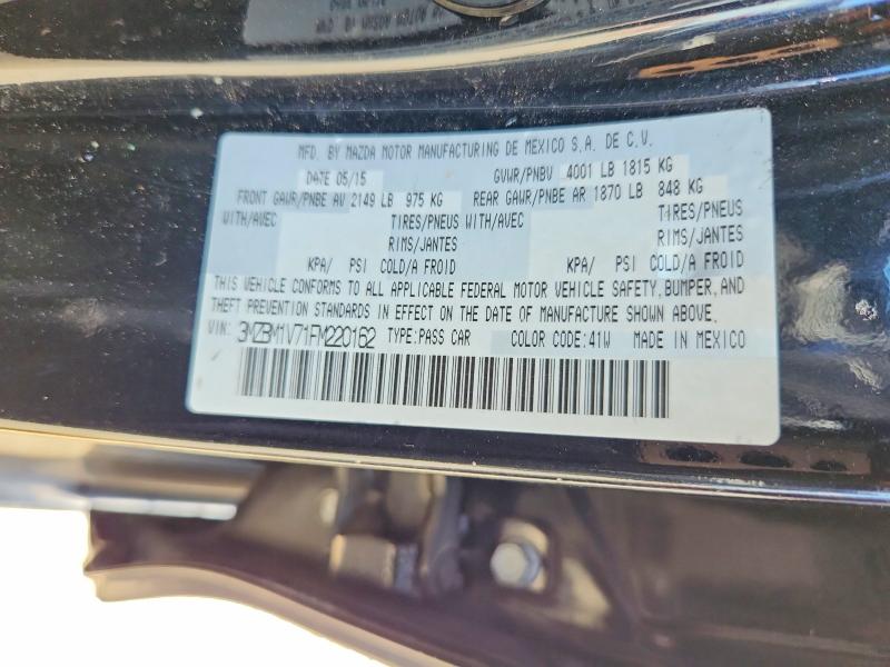 Aukcja sprzedaży 2015 Mazda 3, vin: 3MZBM1V71FM220162, numer aukcji: 49969366