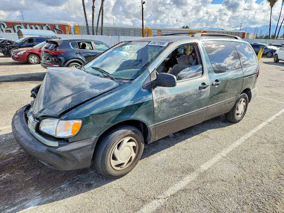 49473586 :رقم المزاد ، 4T3ZF13C6YU263103 vin ، 2000 Toyota Sienna مزاد بيع