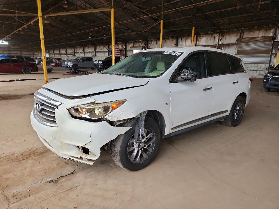 48298936 :رقم المزاد ، 5N1AL0MN2EC517609 vin ، 2014 Infiniti Qx60 مزاد بيع