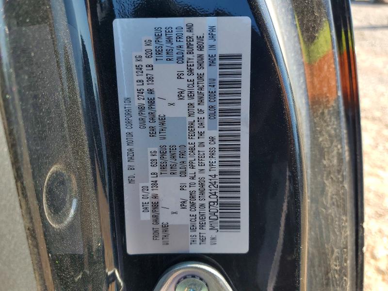 Продаж на аукціоні авто 2020 Mazda Mx-5 Miata, vin: JM1NDAD79L0412414, номер лоту: 48474206