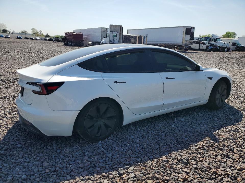 Продаж на аукціоні авто 2025 Tesla Model 3, vin: 5YJ3E1EA5SF992341, номер лоту: 50805986