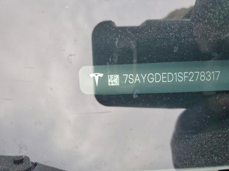 Aukcja sprzedaży 2025 Tesla Model Y, vin: 7SAYGDED1SF278317, numer aukcji: 48530746