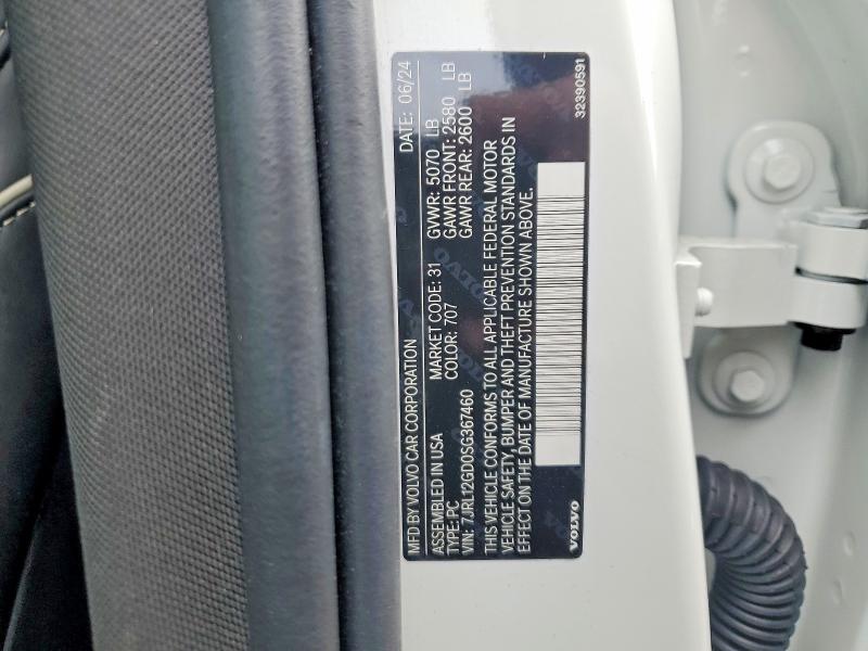 Продаж на аукціоні авто 2025 Volvo S60, vin: 7JRL12GD0SG367460, номер лоту: 49799836