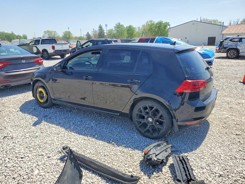 2015 Volkswagen Golf მანქანა იყიდება აუქციონზე, vin: 3VW2A7AU5FM023695, აუქციონის ნომერი: 49837106