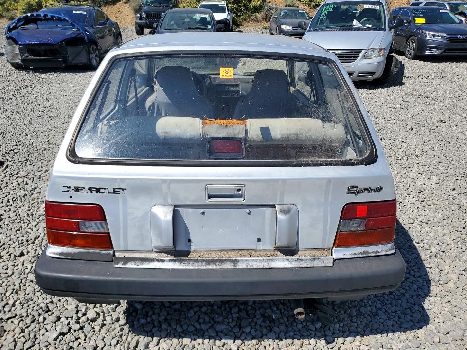 49051586 :رقم المزاد ، JG1MR2158HK758108 vin ، 1987 Chevrolet Geo Sprint مزاد بيع