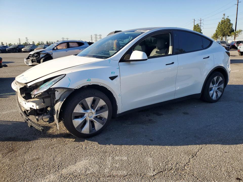2022 Tesla Model Y მანქანა იყიდება აუქციონზე, vin: 7SAYGDEE7NF408260, აუქციონის ნომერი: 50837096