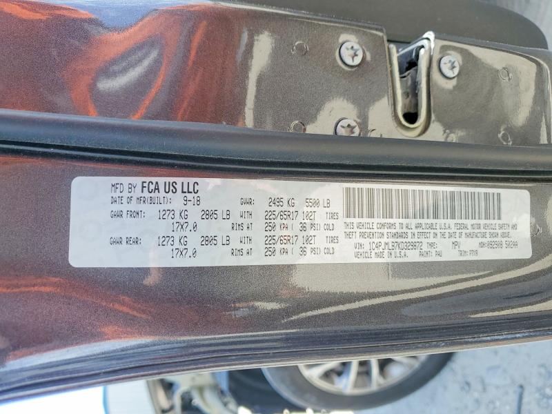 2019 Jeep Cherokee მანქანა იყიდება აუქციონზე, vin: 1C4PJMLB7KD329872, აუქციონის ნომერი: 48624286