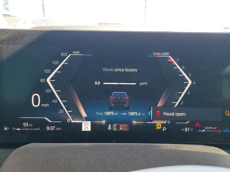 2025 Bmw X5 მანქანა იყიდება აუქციონზე, vin: 5UX13EU09S9X01085, აუქციონის ნომერი: 47995776