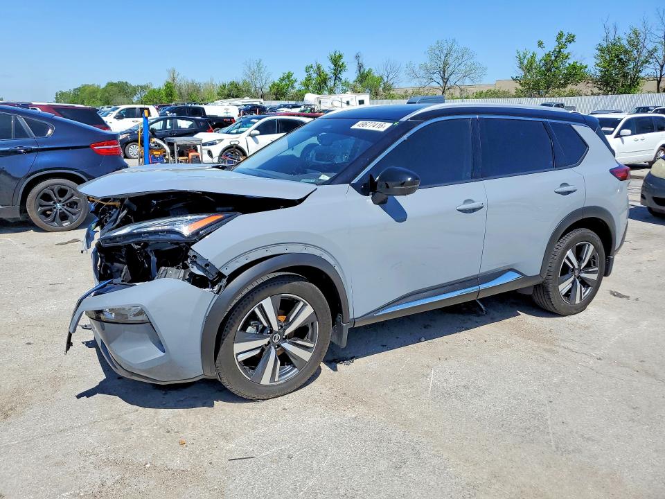 2021 Nissan Rogue მანქანა იყიდება აუქციონზე, vin: JN8AT3CA8MW006055, აუქციონის ნომერი: 49677416