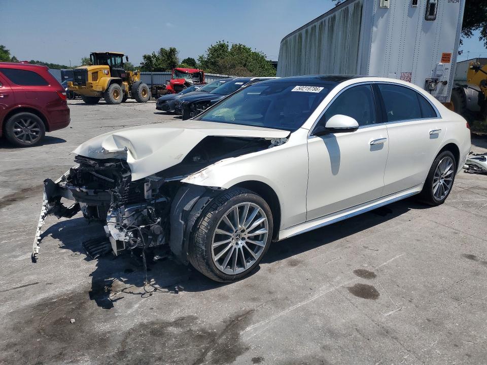 2022 Mercedes-benz S მანქანა იყიდება აუქციონზე, vin: W1K6G7GB6NA129714, აუქციონის ნომერი: 50219786