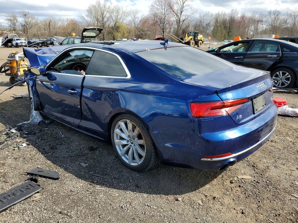 2018 Audi A5 მანქანა იყიდება აუქციონზე, vin: WAUNNAF58JA003432, აუქციონის ნომერი: 49179386