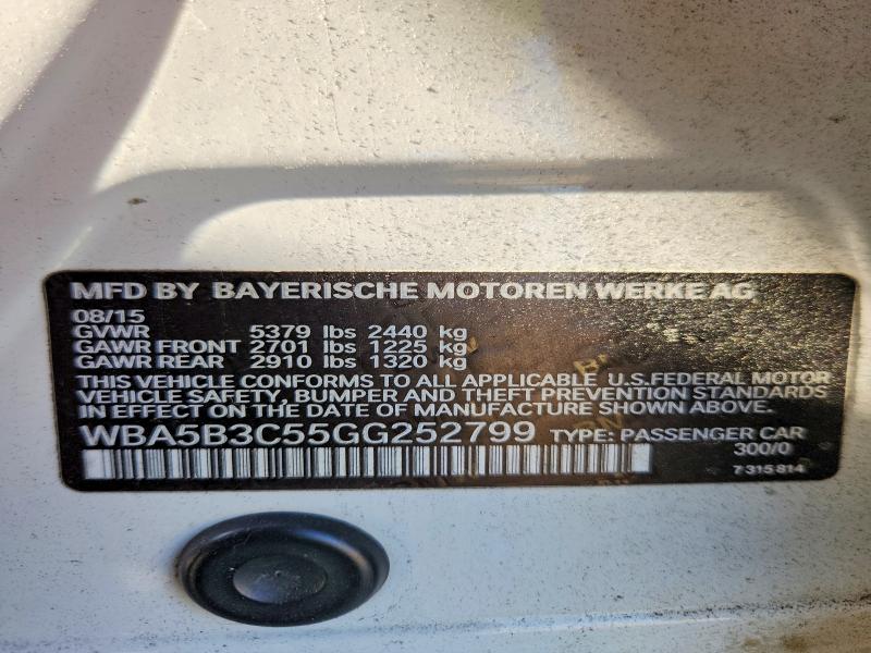 Продажа на аукционе авто 2016 Bmw 535, vin: WBA5B3C55GG252799, номер лота: 51140336