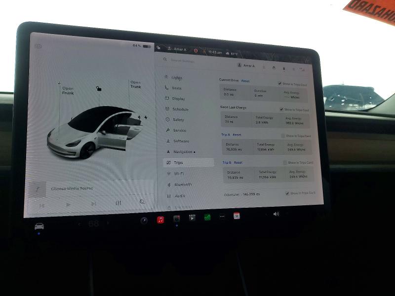 48712036 :رقم المزاد ، 5YJ3E1EA1LF644781 vin ، 2020 Tesla Model 3 مزاد بيع