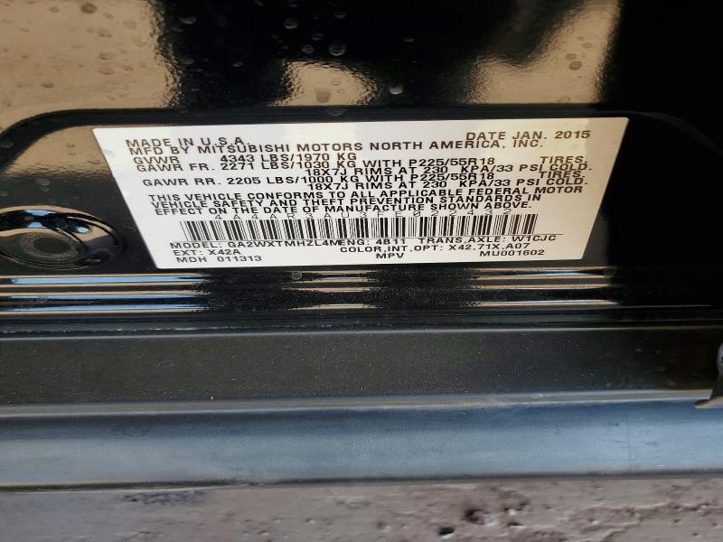 Продаж на аукціоні авто 2015 Mitsubishi Outlander Sport, vin: 4A4AR3AU3FE022432, номер лоту: 50348516