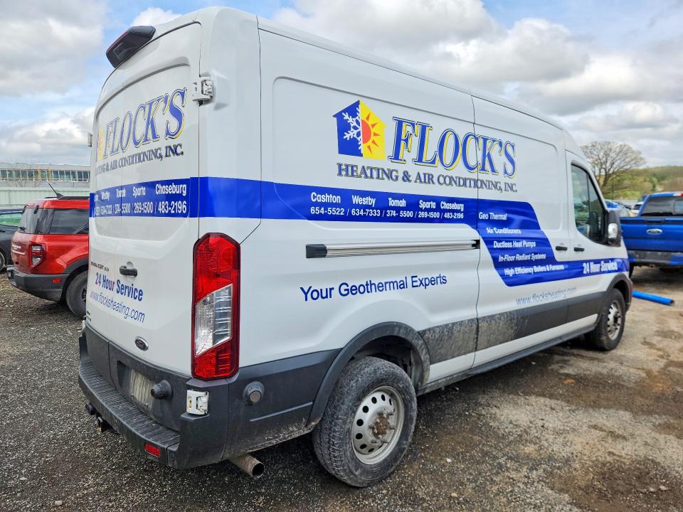 50802066 :رقم المزاد ، 1FTBW2CG1PKA02608 vin ، 2023 Ford Transit مزاد بيع