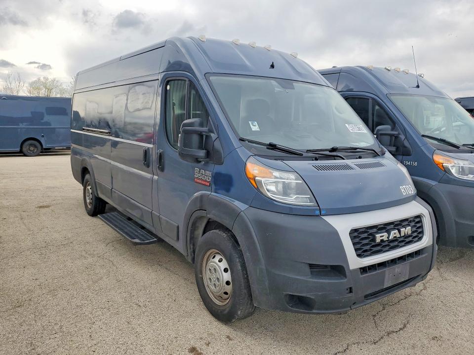 49304126 :رقم المزاد ، 3C6FRVJG1ME501007 vin ، 2021 Ram Promaster 3500 مزاد بيع