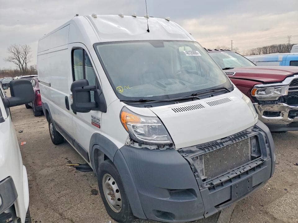 2017 Ram Promaster 2500 მანქანა იყიდება აუქციონზე, vin: 3C6TRVCG1HE514121, აუქციონის ნომერი: 48120886