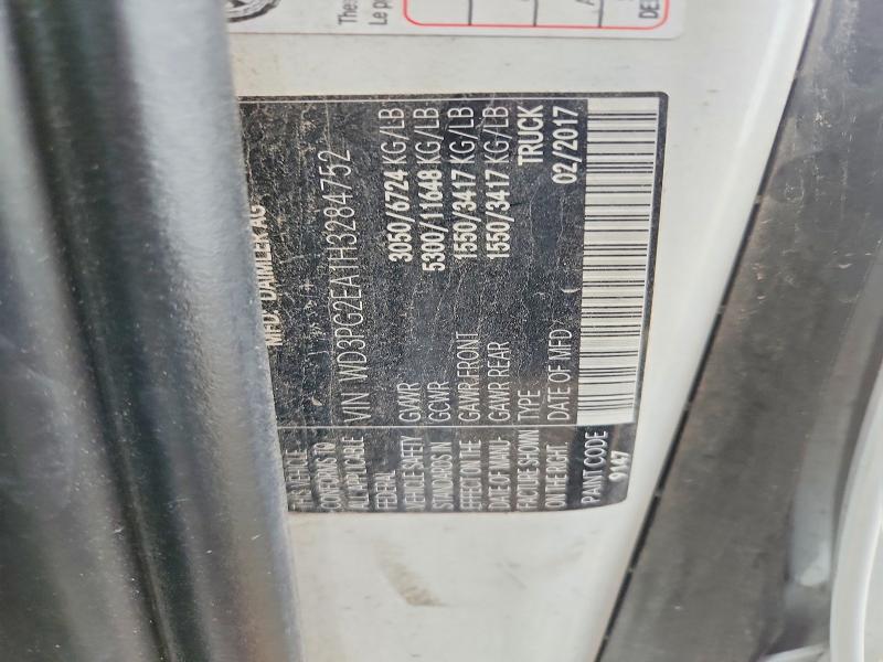 51679966 :رقم المزاد ، WD3PG2EA1H3284752 vin ، 2017 Mercedes-benz Metris مزاد بيع