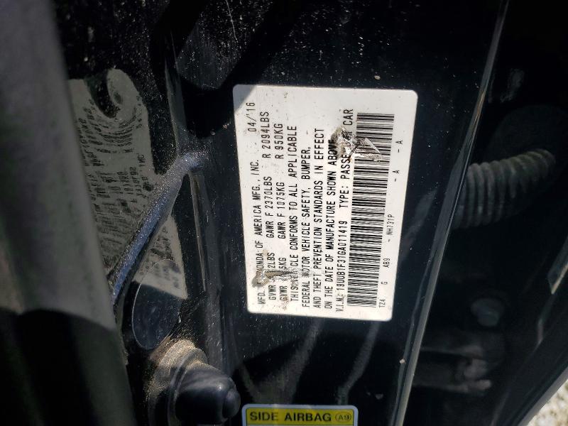 51971666 :رقم المزاد ، 19UUB1F31GA011419 vin ، 2016 Acura Tlx مزاد بيع