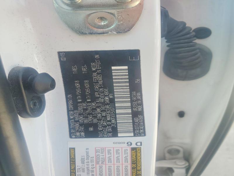 48006716 :رقم المزاد ، JTJBM7FX1F5107111 vin ، 2015 Lexus Gx 460 مزاد بيع