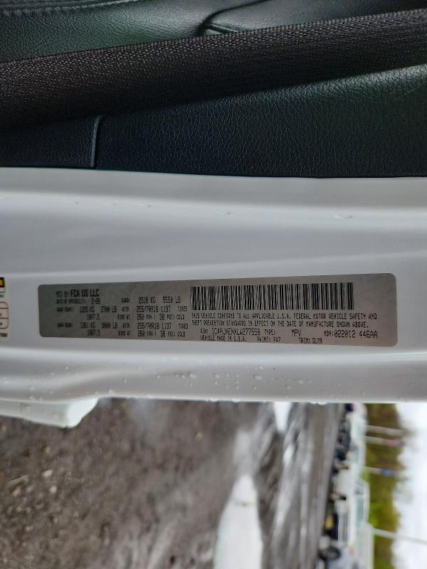 51586286 :رقم المزاد ، 1C4HJXENXLW277558 vin ، 2020 Jeep Wrangler Unlimited مزاد بيع