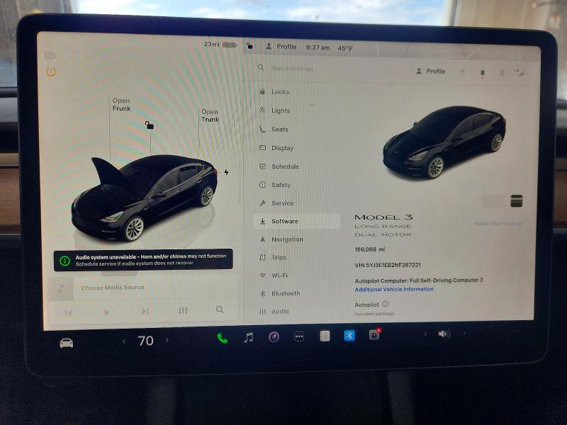 Aukcja sprzedaży 2022 Tesla Model 3, vin: 5YJ3E1EB2NF287221, numer aukcji: 50273366