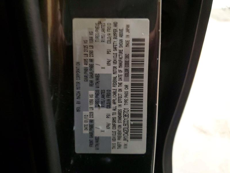 Продажа на аукционе авто 2012 Mazda 5, vin: JM1CW2DL6C0136701, номер лота: 46894816