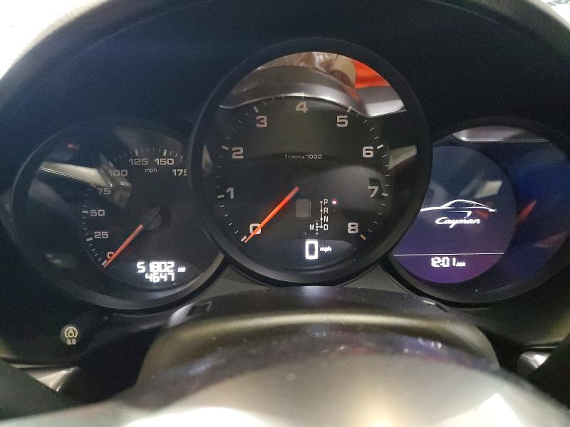 49218046 :رقم المزاد ، WP0AA2A83JK260173 vin ، 2018 Porsche Cayman مزاد بيع