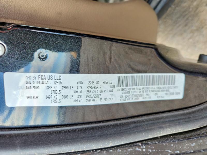 49167866 :رقم المزاد ، 2C4RC1BG0GR252877 vin ، 2016 Chrysler Town & Country مزاد بيع