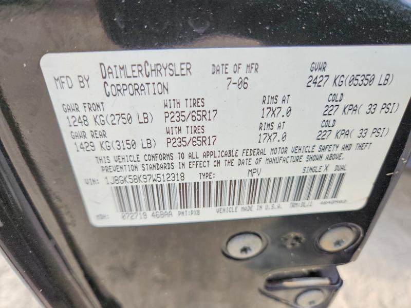 Aukcja sprzedaży 2007 Jeep Liberty, vin: 1J8GK58K97W512318, numer aukcji: 50470796
