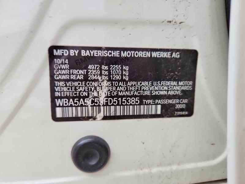 Продажа на аукционе авто 2015 Bmw 528, vin: WBA5A5C53FD515385, номер лота: 52013036