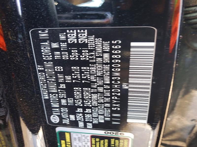 Aukcja sprzedaży 2021 Kia Telluride, vin: 5XYP2DHC3MG098665, numer aukcji: 50118796