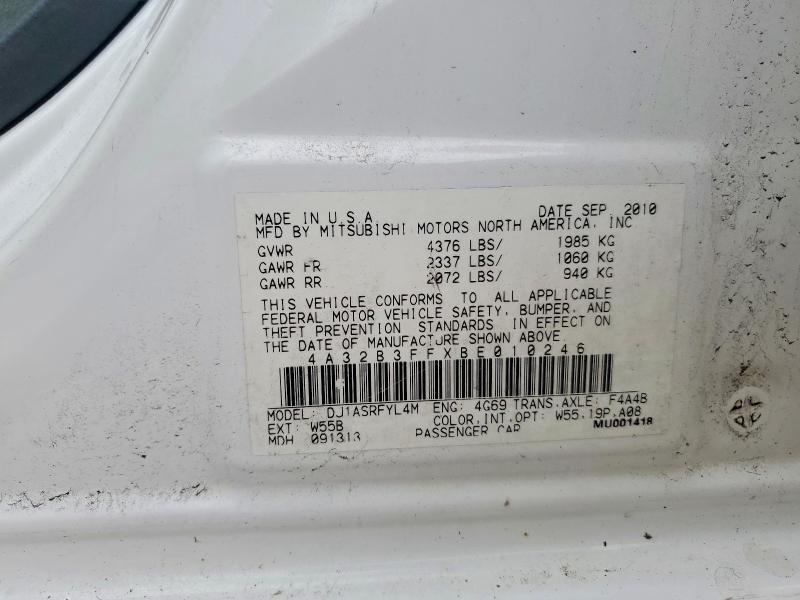 Продаж на аукціоні авто 2011 Mitsubishi Galant, vin: 4A32B3FFXBE010246, номер лоту: 51867916