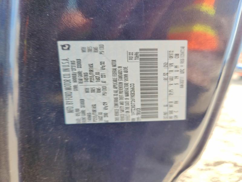 2000 Ford F150 მანქანა იყიდება აუქციონზე, vin: 1FTZX0726YKB26633, აუქციონის ნომერი: 50909756