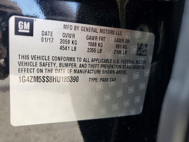 Продаж на аукціоні авто 2017 Buick Lacrosse, vin: 1G4ZM5SS8HU185390, номер лоту: 49602676