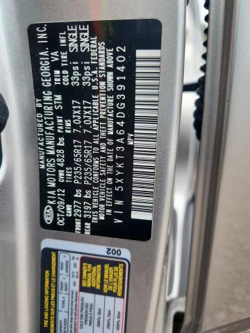 Продаж на аукціоні авто 2013 Kia Sorento, vin: 5XYKT3A64DG391402, номер лоту: 50653376
