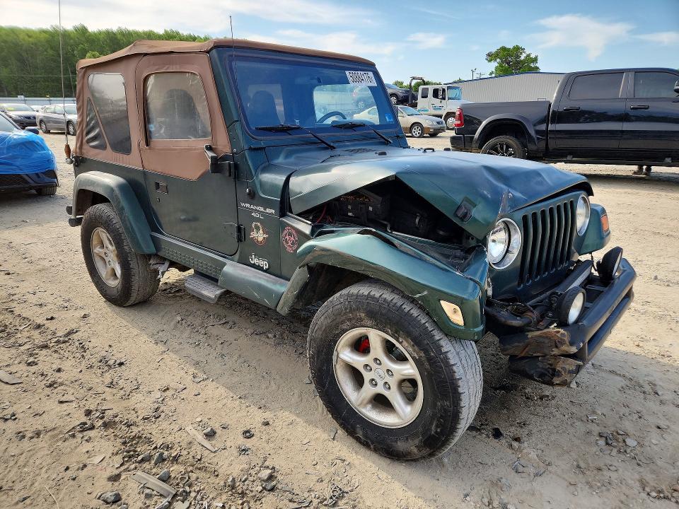 Продаж на аукціоні авто 2000 Jeep Wrangler / Tj, vin: 1J4FA59S0YP788235, номер лоту: 50884176