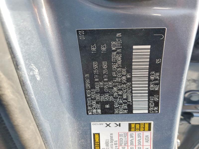 47982596 :رقم المزاد ، JTJAAAAB5PA012198 vin ، 2023 Lexus Rz 450e مزاد بيع