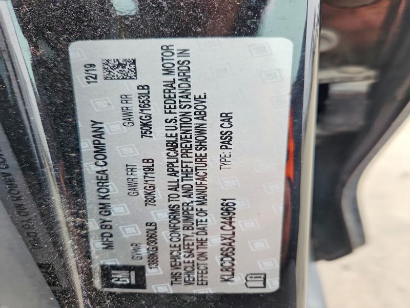 51904986 :رقم المزاد ، KL8CD6SAXLC449661 vin ، 2020 Chevrolet Spark مزاد بيع