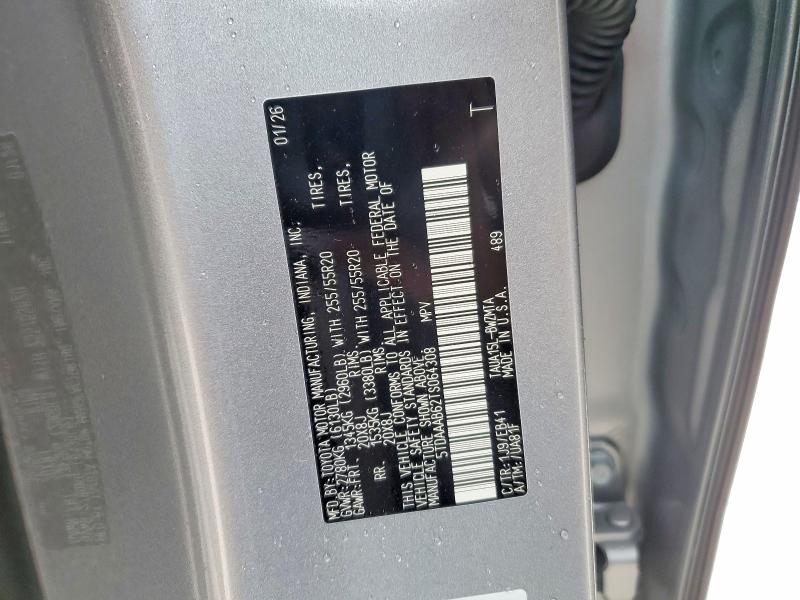 50778776 :رقم المزاد ، 5TDAAAB62TS064308 vin ، 2026 Lexus Tx 350 مزاد بيع