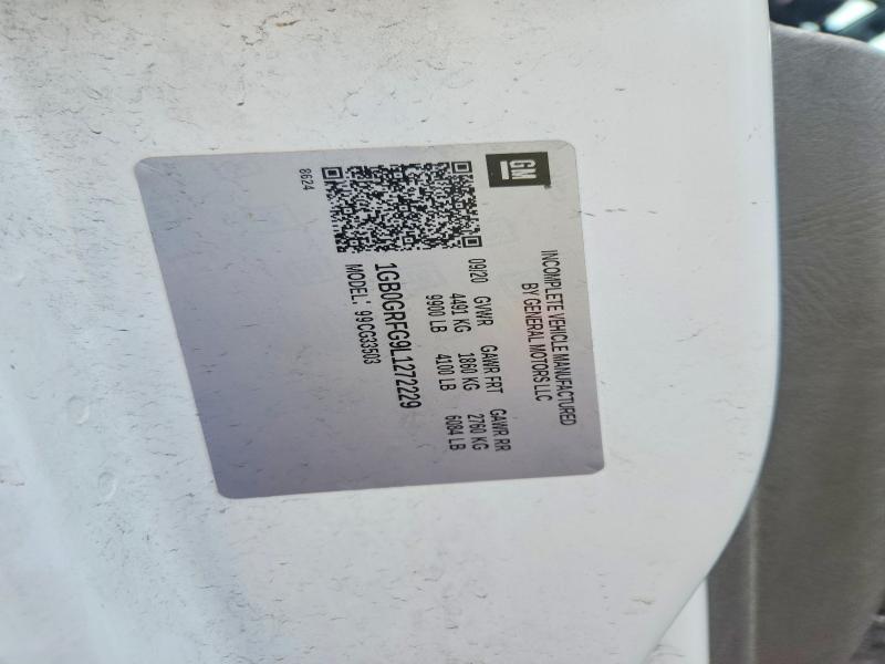 2020 Chevrolet Express მანქანა იყიდება აუქციონზე, vin: 1GB0GRFG9L1272229, აუქციონის ნომერი: 47862406
