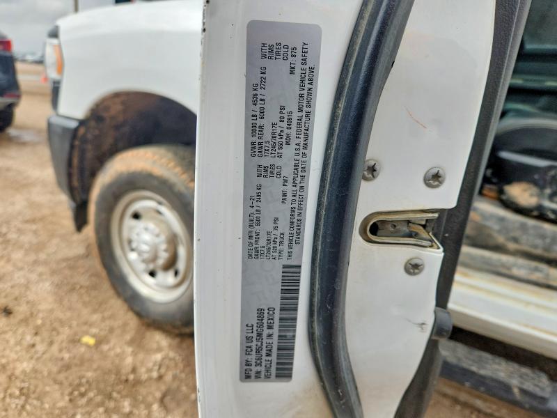 2021 Ram 2500 მანქანა იყიდება აუქციონზე, vin: 3C6UR5CJ5MG604869, აუქციონის ნომერი: 41820866