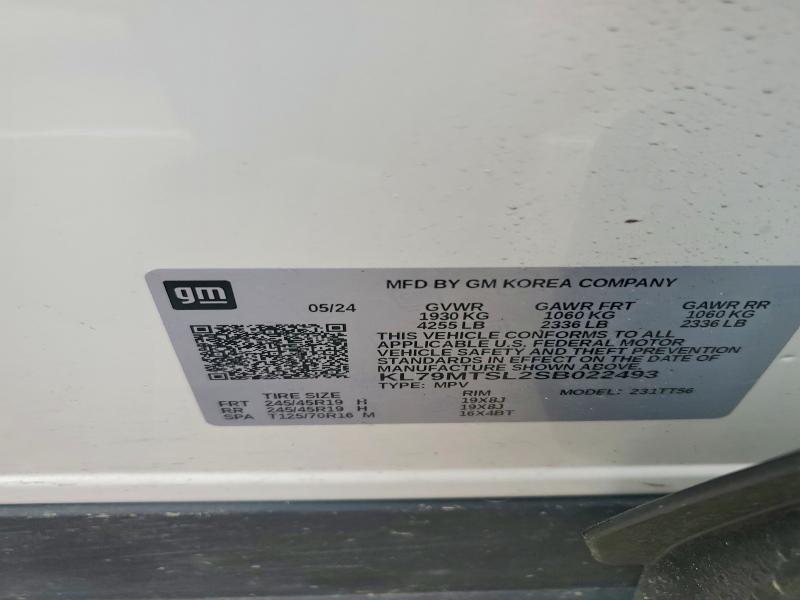 Продажа на аукционе авто 2025 Chevrolet Trailblazer, vin: KL79MTSL2SB022493, номер лота: 51466436