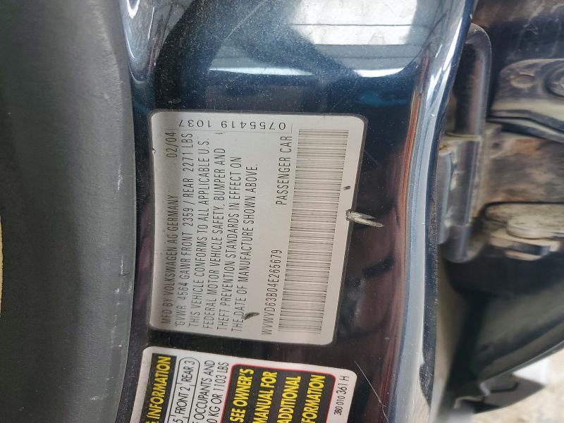 Aukcja sprzedaży 2004 Volkswagen Passat, vin: WVWVD63B04E265679, numer aukcji: 50581256